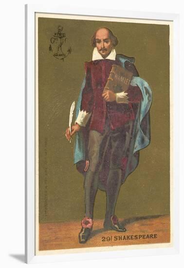 William Shakespeare, English Playwright and Poet-null-Framed Giclee Print