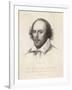 William Shakespeare English Playwright and Poet-Edward Scriven-Framed Art Print