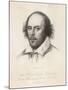 William Shakespeare English Playwright and Poet-Edward Scriven-Mounted Art Print