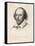 William Shakespeare English Playwright and Poet-Edward Scriven-Framed Stretched Canvas