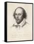 William Shakespeare English Playwright and Poet-Edward Scriven-Framed Stretched Canvas