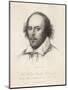 William Shakespeare English Playwright and Poet-Edward Scriven-Mounted Art Print