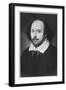 William Shakespeare, English Playwright-null-Framed Giclee Print