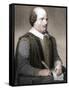 William Shakespeare, English poet and playwright, (1820)-William Finden-Framed Stretched Canvas