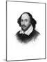 William Shakespeare, English Poet and Playwright-null-Mounted Giclee Print