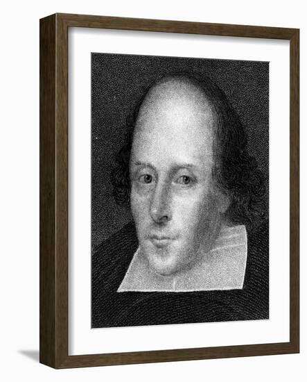 William Shakespeare, English Poet and Playwright-J Cochran-Framed Giclee Print