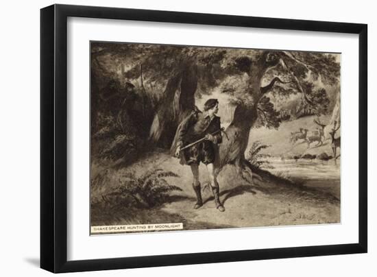 William Shakespeare Hunting by Moonlight-null-Framed Giclee Print