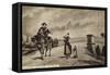 William Shakespeare Leaving Home, the Farewell-null-Framed Stretched Canvas