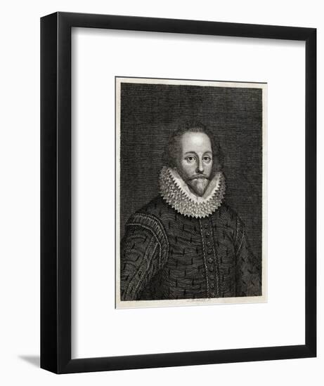 William Shakespeare Playwright and Poet-S. Bennett-Framed Art Print