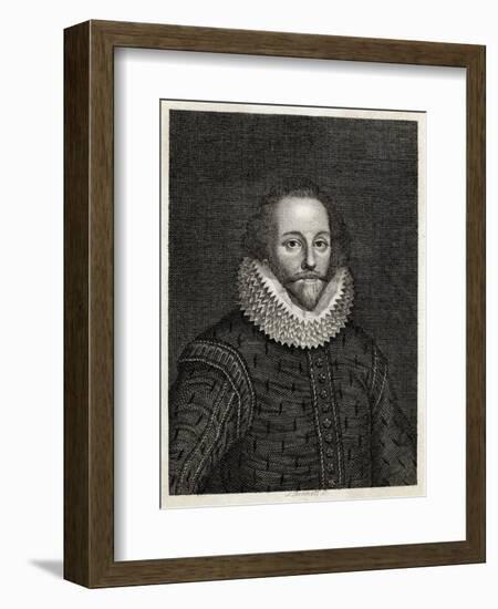 William Shakespeare Playwright and Poet-S. Bennett-Framed Art Print