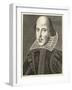 William Shakespeare Playwright and Poet-M. Droeshout-Framed Art Print