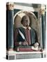 William Shakespeare's Bust, Holy Trinity Church, Stratford Upon Avon, Warwickshire, England-Adam Woolfitt-Stretched Canvas