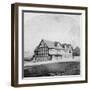 William Shakespeare's House, Henley Street, Stratford-Upon-Avon, Warwickshire, Late 19th Century-null-Framed Giclee Print