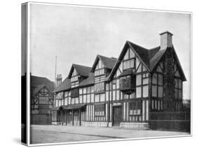 William Shakespeare's House, Stratford-Upon-Avon, Warwickshire, Late 19th Century-John L Stoddard-Stretched Canvas