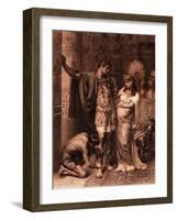 William Shakespeare 's play Antony and Cleopatra-Frank Dicksee-Framed Giclee Print