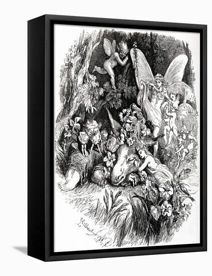 William Shakespeare 's play-John Gilbert-Framed Stretched Canvas