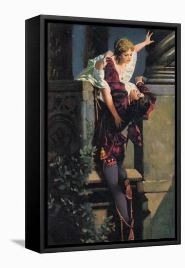 William Shakespeare 's Romeo-Hans Makart-Framed Stretched Canvas