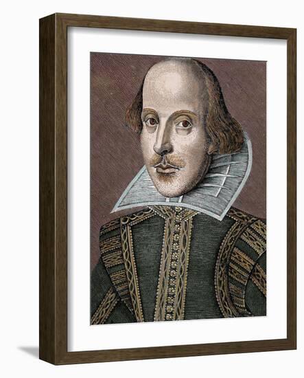 William Shakespeare (Stratford-On-Avon, 1564-1616). English Writer-Prisma Archivo-Framed Photographic Print