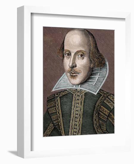 William Shakespeare (Stratford-On-Avon, 1564-1616). English Writer-Prisma Archivo-Framed Photographic Print