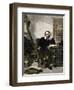 William Shakespeare Writing in His Study-null-Framed Giclee Print