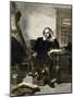 William Shakespeare Writing in His Study-null-Mounted Giclee Print