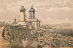 Sebastopol from Old Chersonese and Ancient Church of St Vladimir, 1856-William Simpson-Giclee Print