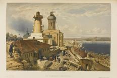 Sebastopol from Old Chersonese and Ancient Church of St Vladimir, 1856-William Simpson-Giclee Print