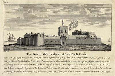 The North-West Prospect of Cape-Coast Castle 1727