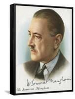 William Somerset Maugham, British Author of Novels, Plays and Short Stories, 1927-Somerset Maugham-Framed Stretched Canvas