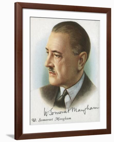 William Somerset Maugham, British Author of Novels, Plays and Short Stories, 1927-Somerset Maugham-Framed Giclee Print