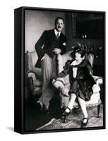 William Somerset Maugham British Novelist, Playwright, Highest Paid Author in the World with Wife-null-Framed Stretched Canvas