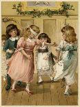 Sisters with Dolls-William St Clair Simmons-Art Print