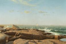 Rocky Shore, 1862-William Stanley Haseltine-Framed Giclee Print