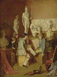 Interior of an Academy: the Critics, 1848-William Stewart-Giclee Print