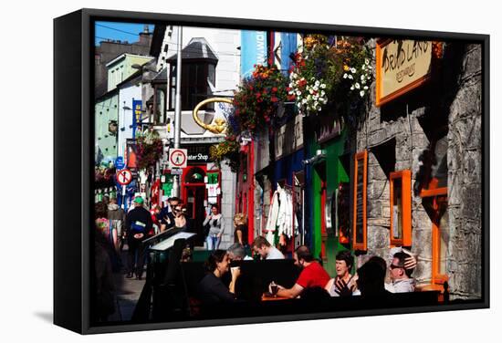 William Street, Galway City, Ireland-null-Framed Stretched Canvas