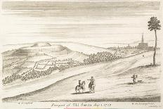 Prospect of Old Sarum from the West, 1723-William Stukeley-Giclee Print