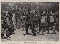 Rival Representatives of Law and Order at Shanghai, a Native Procession in the British Settlement-William T. Maud-Giclee Print