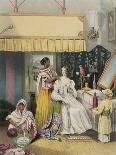 The Young Ladys Toilet, Plate 2 from Anglo Indians, Engraved by J. Bouvier, c.1842-William Tayler-Giclee Print
