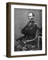 William Tecumseh Sherman, American Soldier, 1869-Matthew Brady-Framed Giclee Print