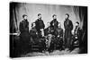 William Tecumseh Sherman and His Generals, American Civil War, 1865-MATHEW B BRADY-Stretched Canvas