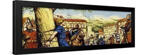 William Tell Fired His Crossbow and the Apple Split in Two-Alberto Salinas-Framed Giclee Print