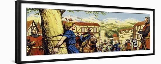 William Tell Fired His Crossbow and the Apple Split in Two-Alberto Salinas-Framed Giclee Print