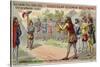 William Tell Is Forced by the Tyrant Gessler to Shoot an Apple from His Son's Head-null-Stretched Canvas