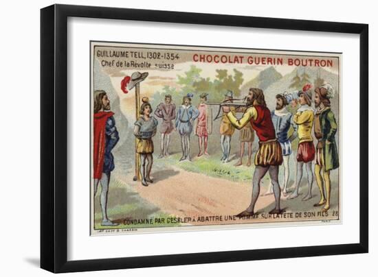 William Tell Is Forced by the Tyrant Gessler to Shoot an Apple from His Son's Head-null-Framed Giclee Print