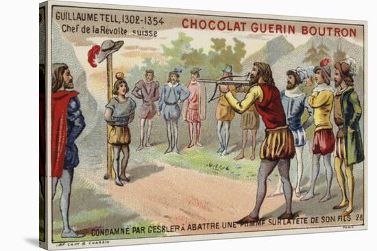 William Tell Is Forced by the Tyrant Gessler to Shoot an Apple from His Son's Head-null-Stretched Canvas