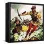 William Tell, the Swiss Patriot, Jumping from a Boat on Lake Lucerne-McConnell-Framed Stretched Canvas