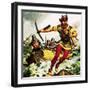 William Tell, the Swiss Patriot, Jumping from a Boat on Lake Lucerne-McConnell-Framed Giclee Print