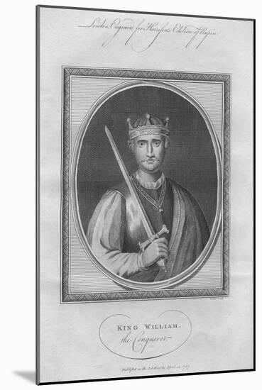 William the Conqueror, 1787-null-Mounted Premium Giclee Print