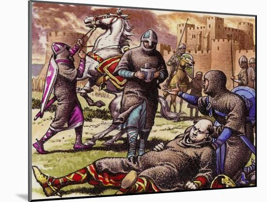 William the Conqueror Injured at Mantes-La-Joilie in 1087-Pat Nicolle-Mounted Giclee Print