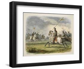 William the Lion Taken Prisoner, from a Chronicle of England BC 55 to AD 1485, Pub. London, 1863-James William Edmund Doyle-Framed Giclee Print